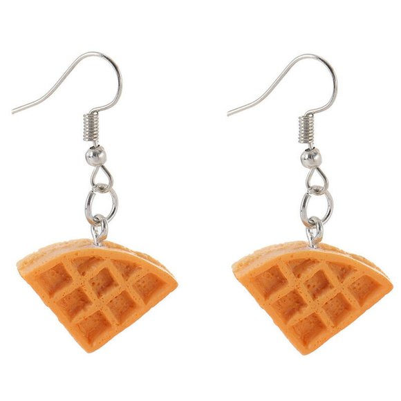 Jewelry - NWOT Waffle Earrings